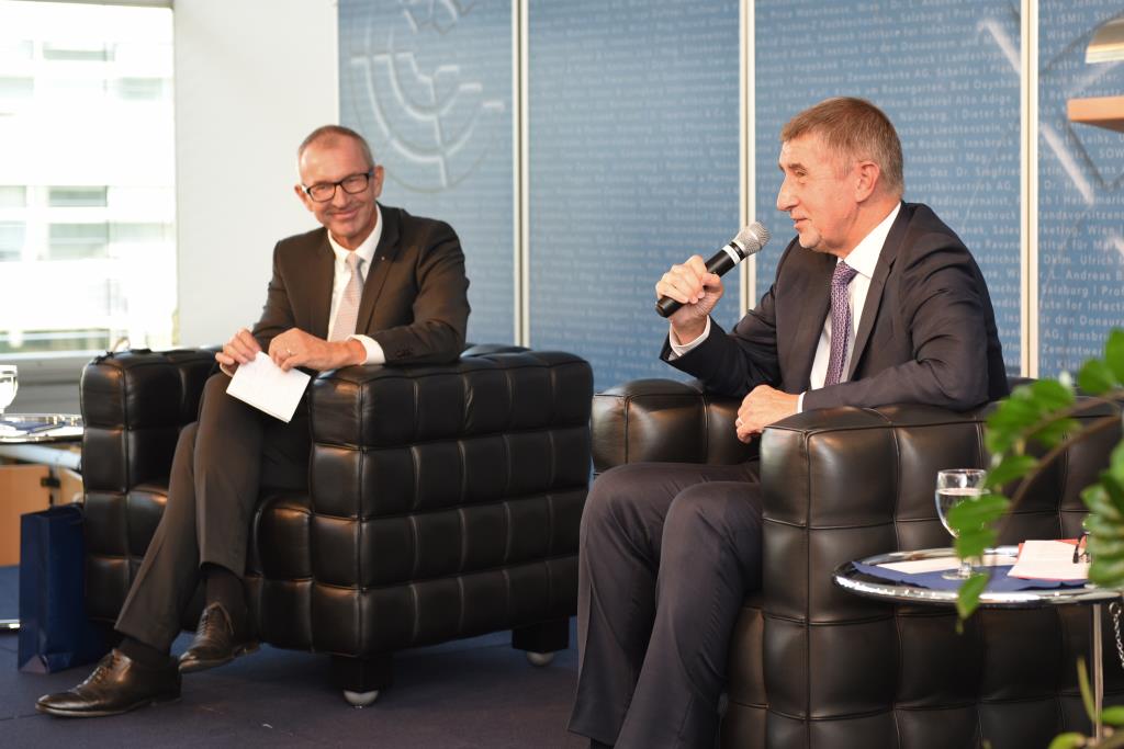 Prof. Dr. Andreas Altmann and H.E. Andrej Babiš