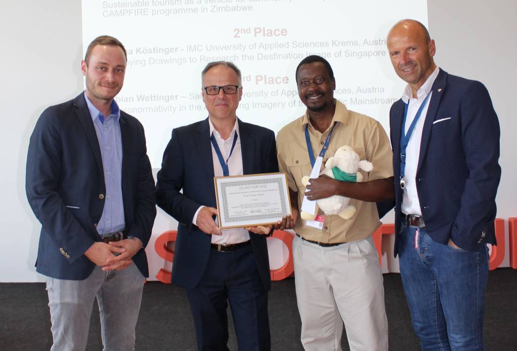 <p>ISCONTOUR best paper Award - 1st Place. Photo: MCI</p>