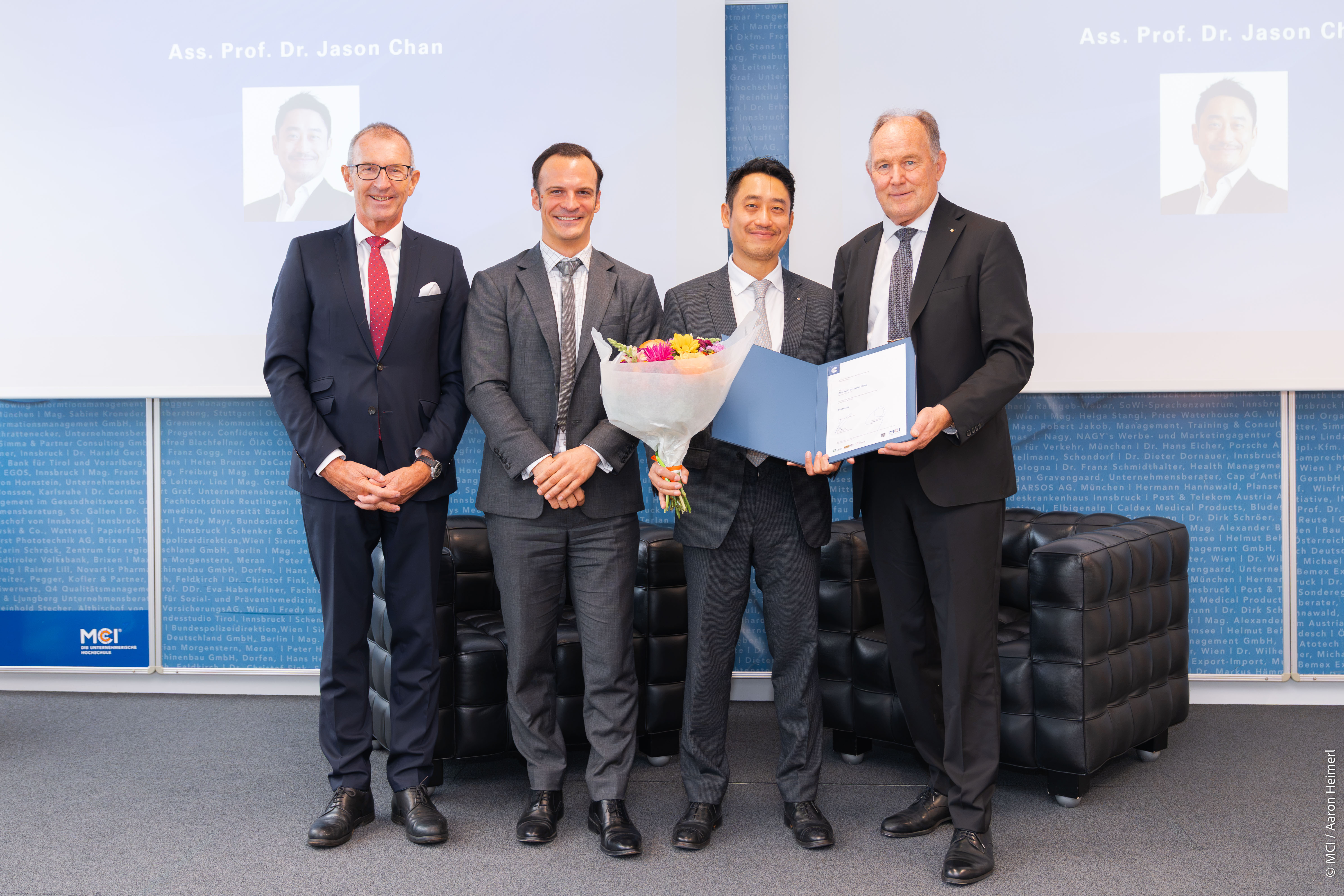 MCI professorships awarded to Jason Chan and Andreas Strobl