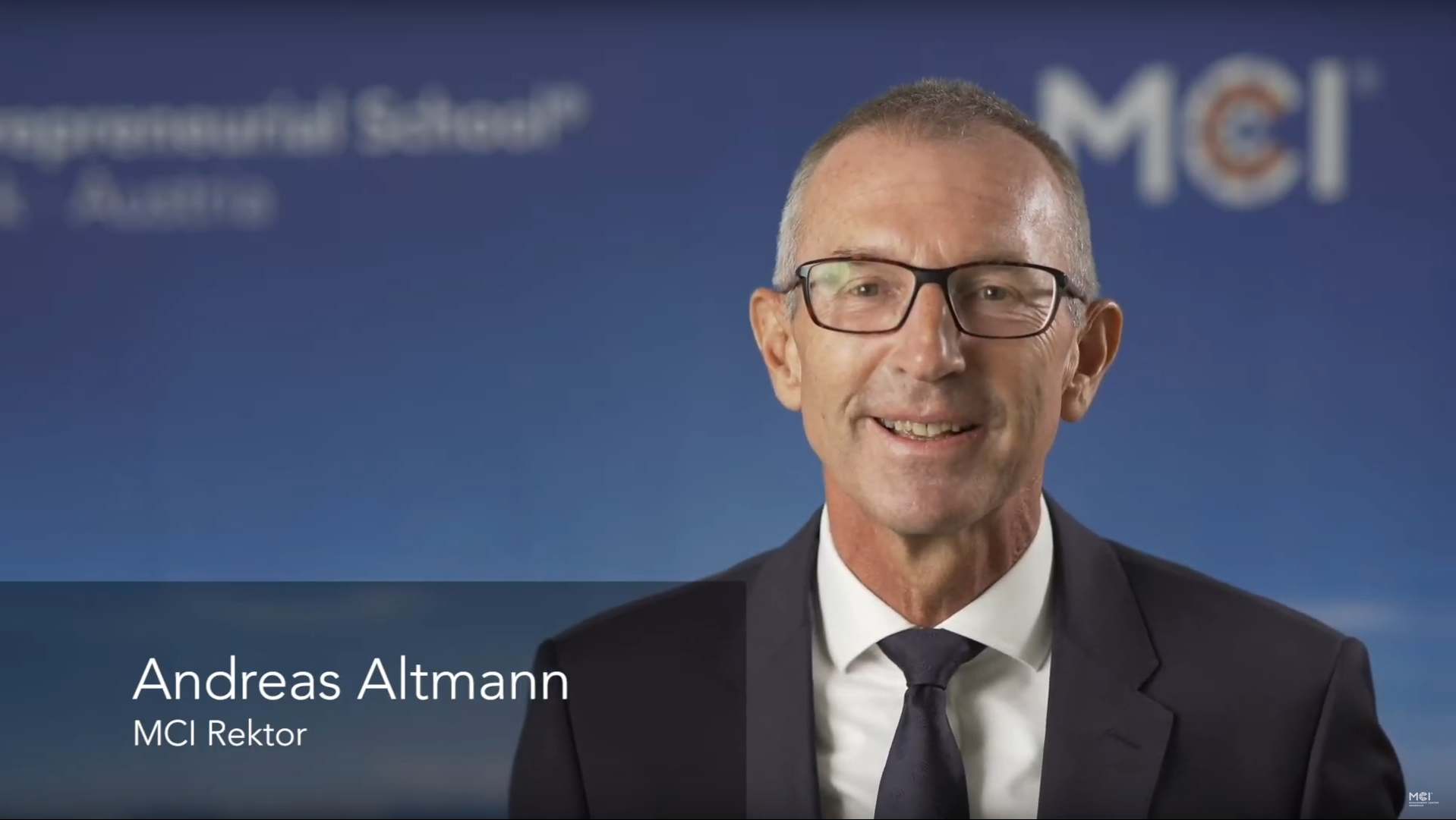 <p>MCI SPONSION 2020 | Persönliche Einladung von Rektor Andreas Altmann</p>