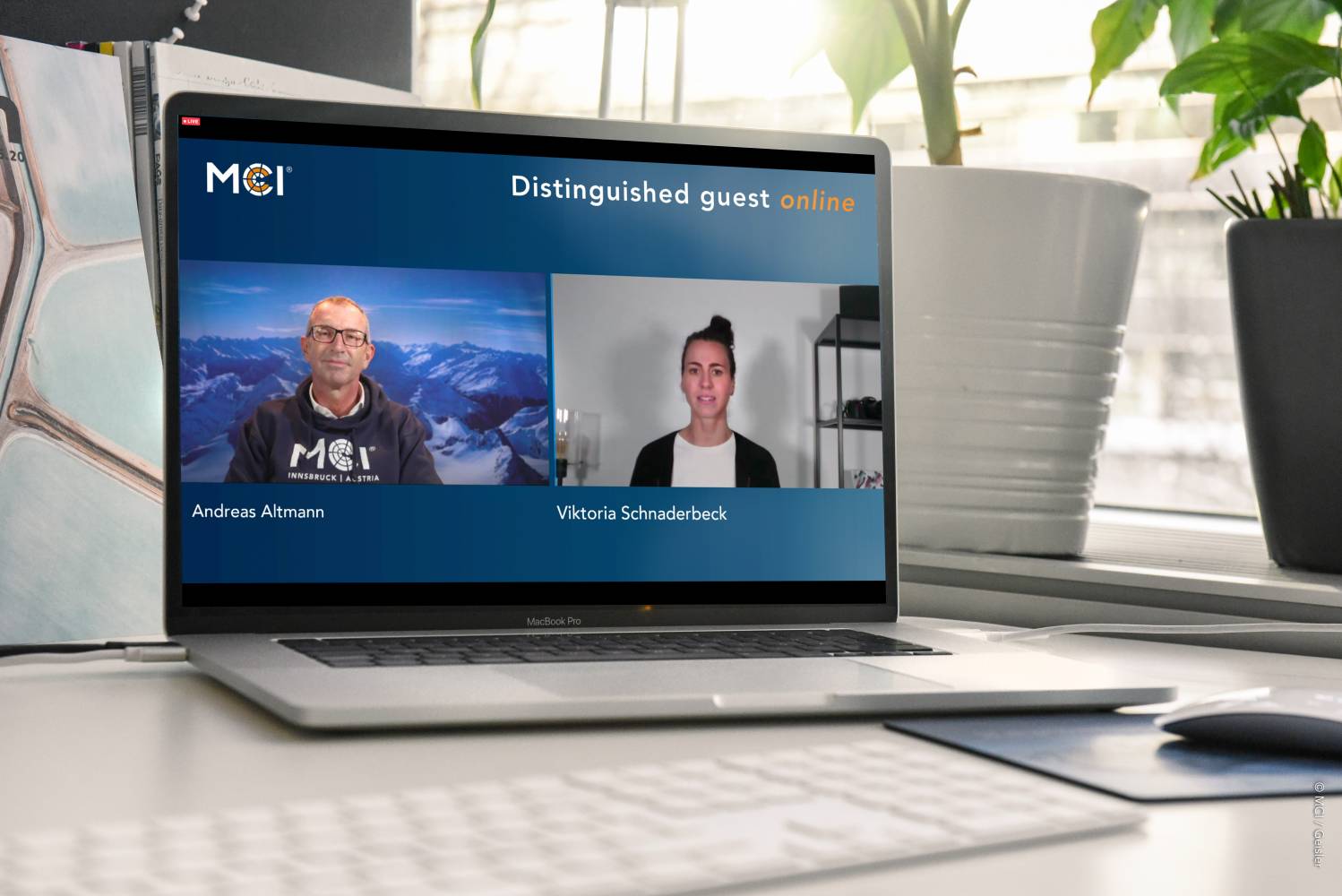 MCI-Livetalk mit Fussballprofi Viktoria Schnaderbeck. Foto:MCI