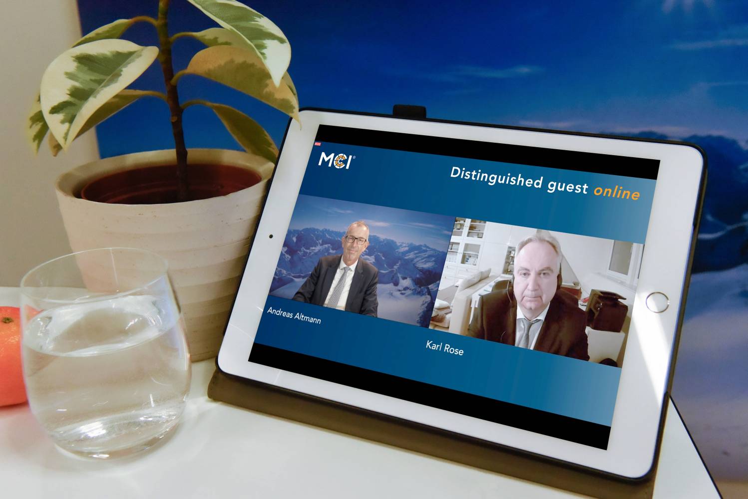 MCI-Livetalk mit Karl Rose, Chief Strategist, ADNOC Group, Abu Dhabi. Foto:MCI