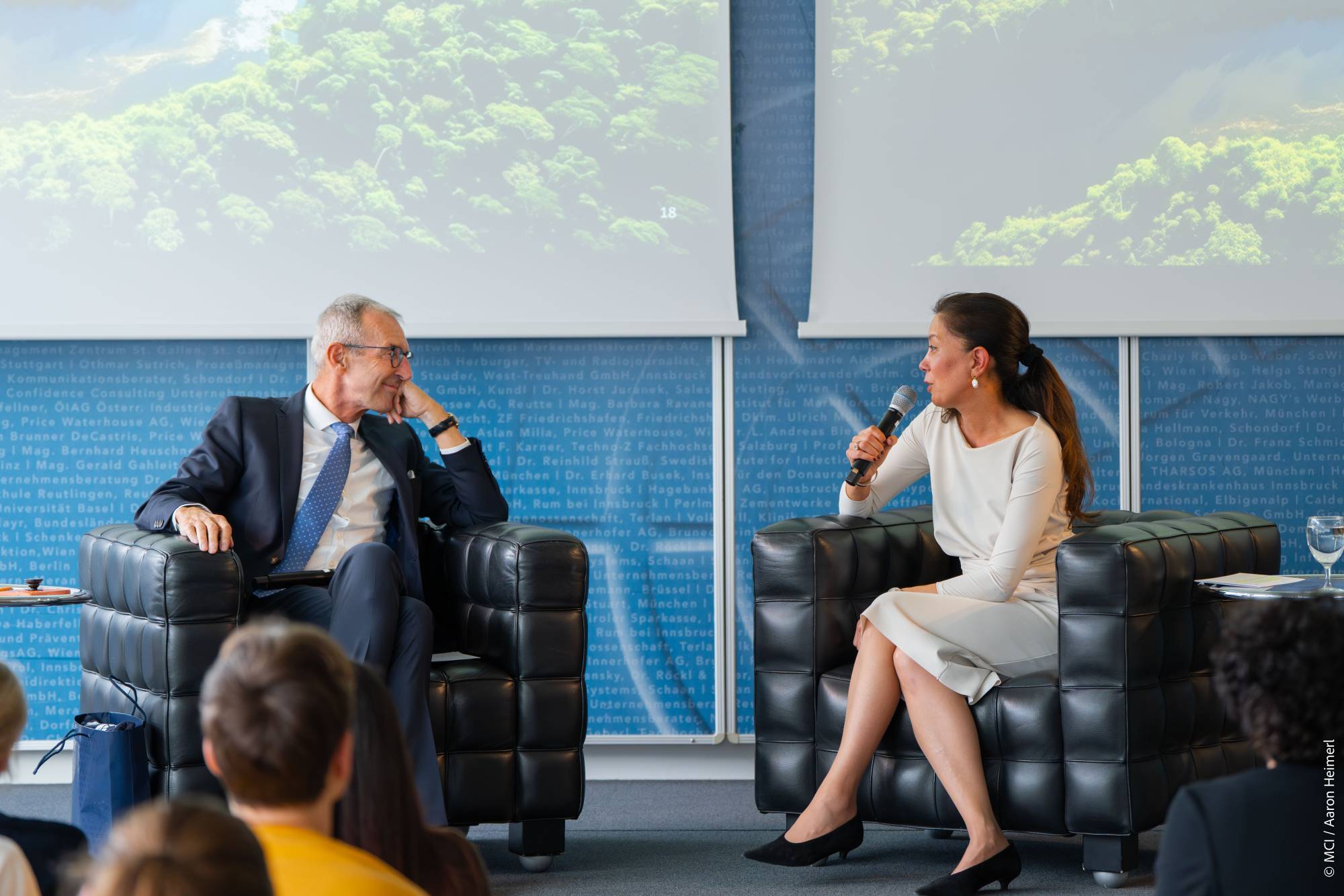 Saori Dubourg, CEO der Greiner AG, zu Gast am MCI (c) MCI Heimerl