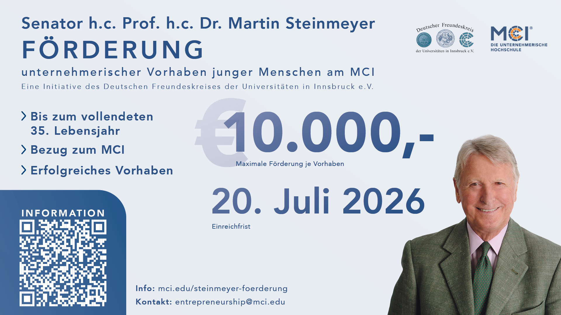 Martin Steinmeyer Förderung