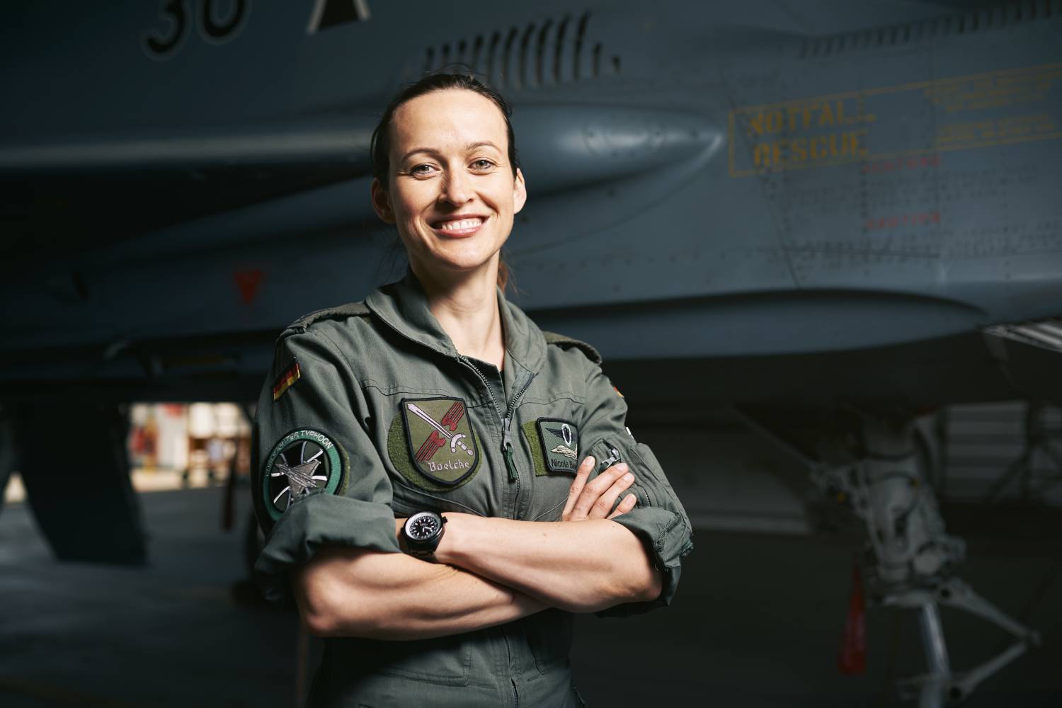 Nicola Winter, Eurofighter pilot, ESA reserve astronaut, emergency and crisis management expert.