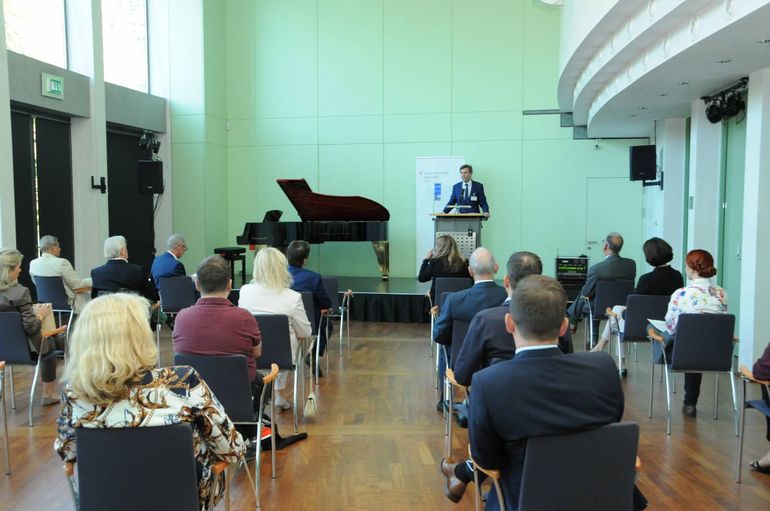 Gemeinsames Alumnitreffen von LFUI, MUI & MCI auf Einladung des Deutschen Freundeskreises und der Österreichischen Botschaft in Berlin.