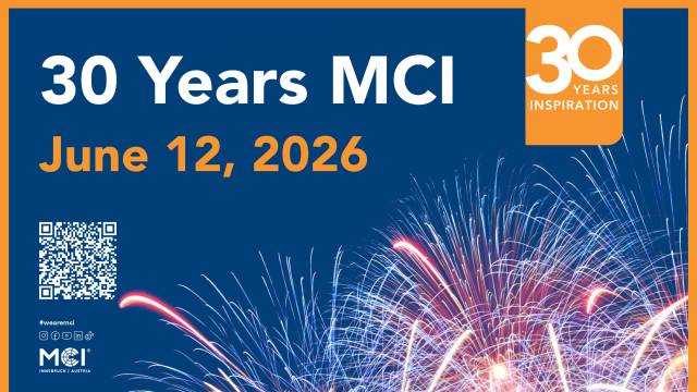 30 Jahre MCI - Jubiläumsveranstaltung