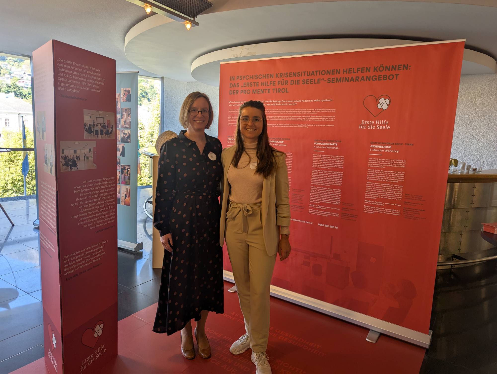 <p>Manuela Pillei-Schenner (Links), Gythe Eekhoutte (Rechts)</p>