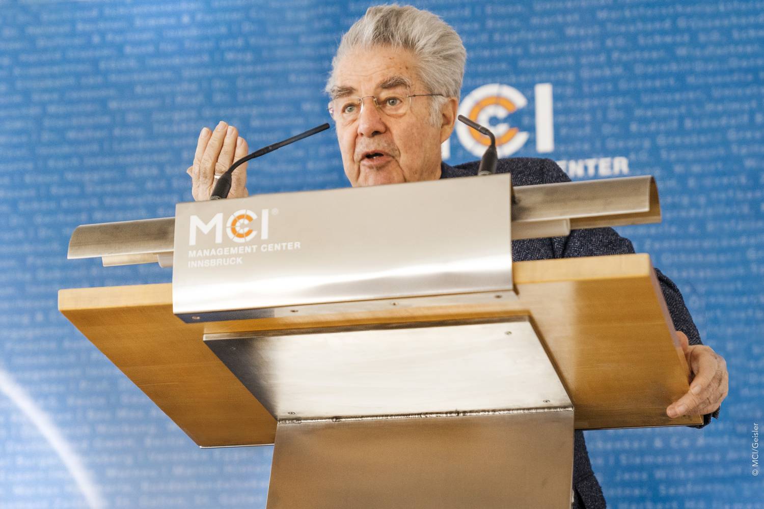 Impressions of the academic guest lecture with Univ.-Prof. Dr. Heinz Fischer ©MCI/Geisler