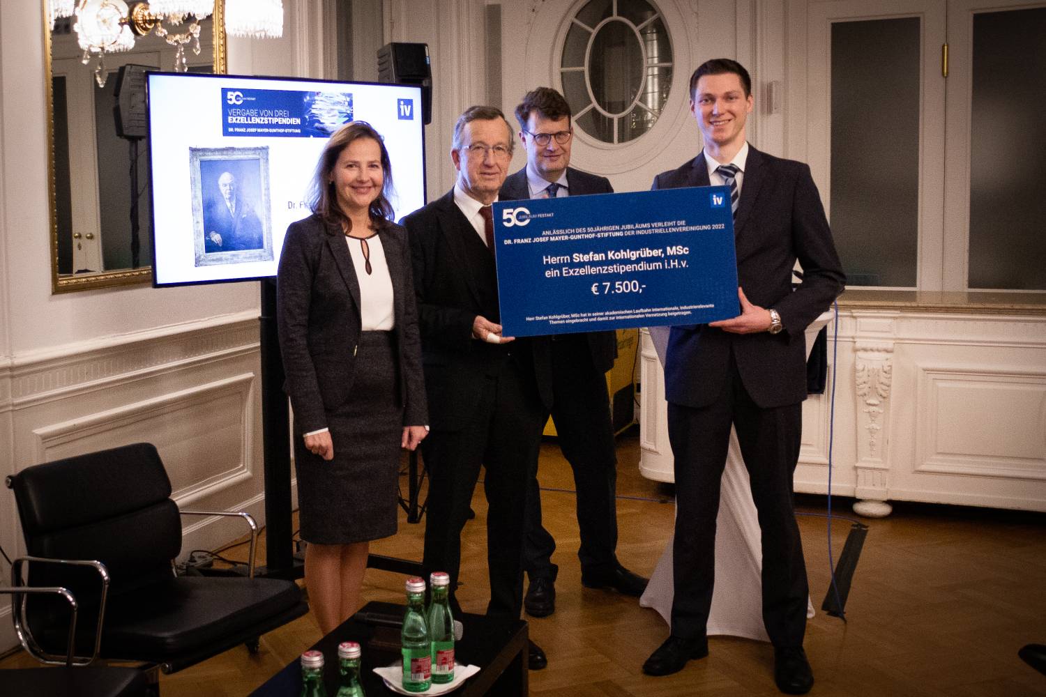 Stefan Kohlgrüber at the award ceremony in Wien © Industriellenvereinigung