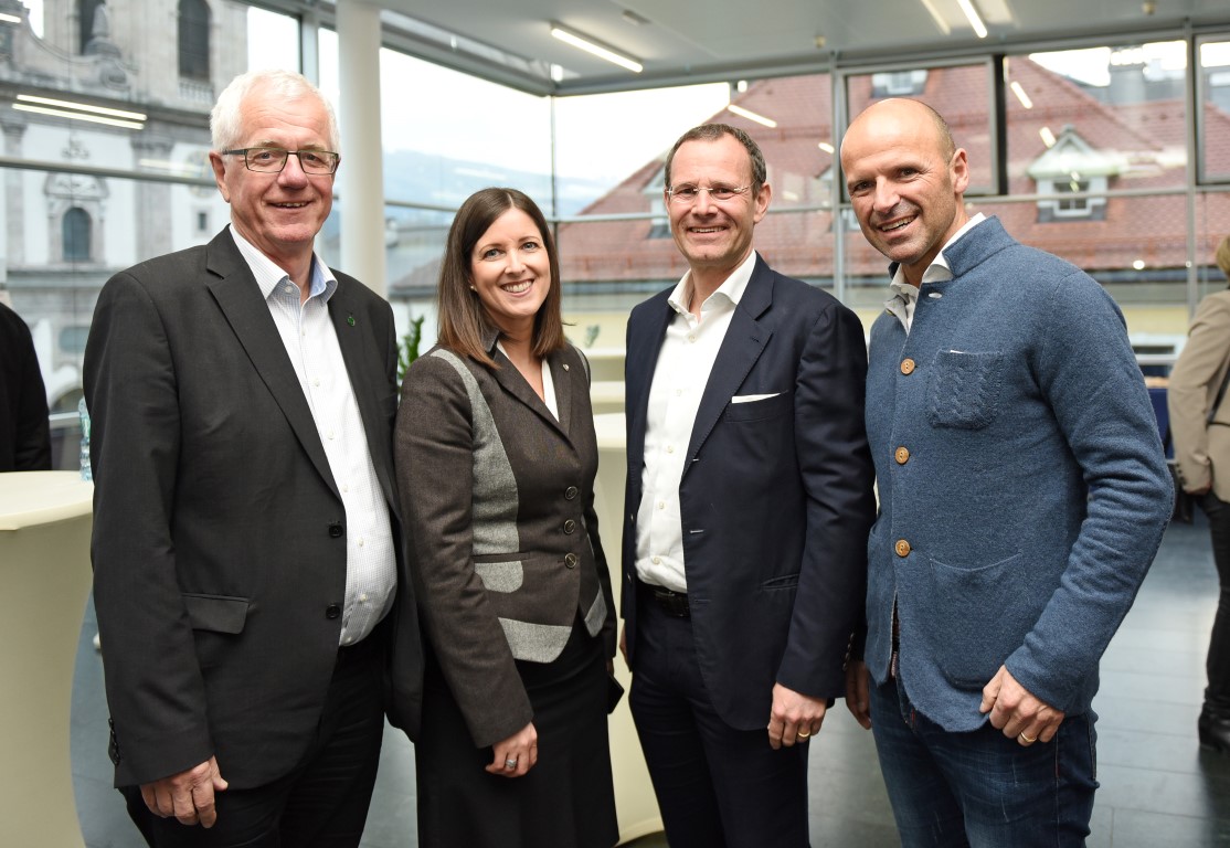 Gerhard Stocker, Stasto, Anita Zehrer, MCI Zentrum Familienunternehmen, Manfred Pletzer, Pletzer Gruppe, Hubert Siller, MCI Tourismus. (C) MCI