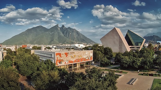 The Tecnológico de Monterrey  ( ITESM) in Mexiko, one of the first class universities in close coperation with MCI. Photo: ITESM