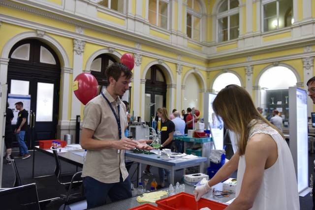 <p>Die Lange Nacht der Forschung am MCI ermöglichte hautnahe Einblicke in die Forschung der Unternehmerischen Hochschule<sup>®</sup>. ©MCI/Staffler</p>