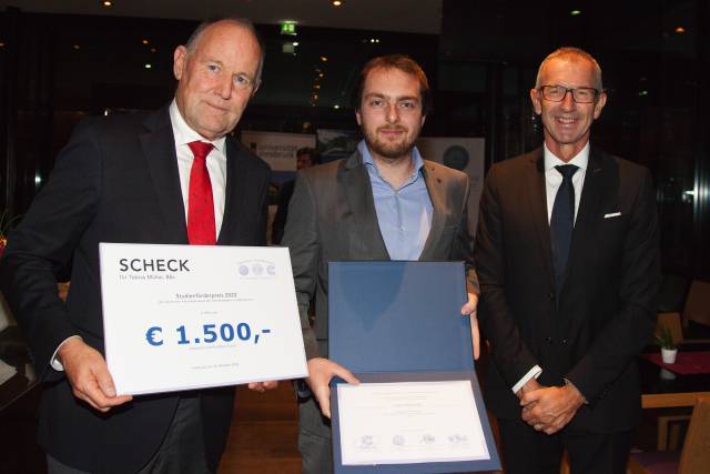 Gewinner des DFK-Förderpreises Tobias Müller, MCI-Bachelor ‚Digital Business & Software Engineering‘. © Frischauf Bild
