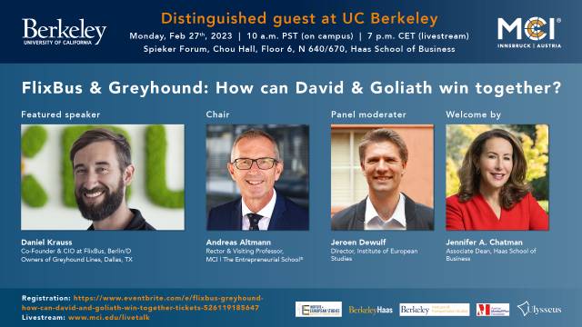 FlixBus & Greyhound: How can David & Goliath win together? 27. Februar 2023, 19:00 Uhr MEZ