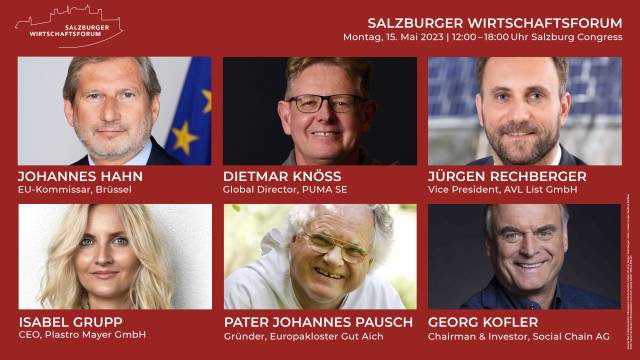 Unter dem Generalthema „Den Standort gemeinsam stärken. Mit Mut zu innovativen Ideen, Strategien & Lösungen“ freuen sich die Veranstalter und Teilnehmenden auf ein spannendes Programm mit hochkarätigen Podiumsgästen. Layout: ©SWF/MCI