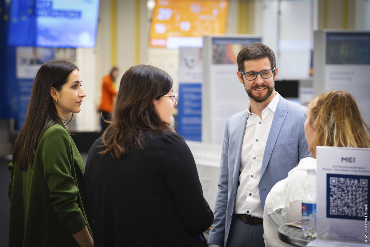 <p>Impressions of the Tyroelan University Day in Innsbruck. ©MCI / Aaron Heimerl</p>