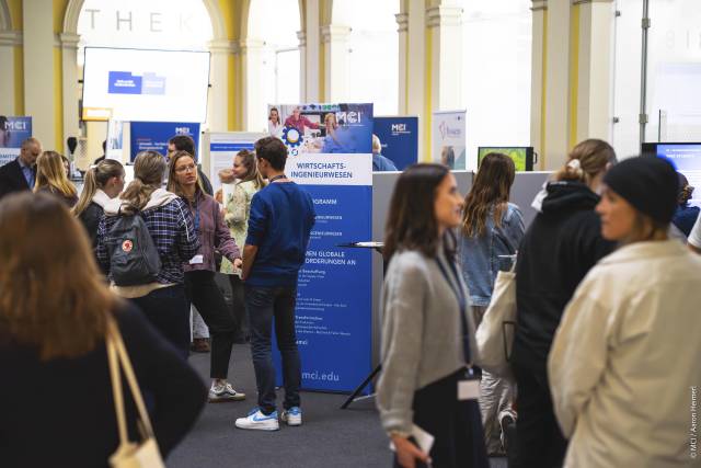 <p>Impressions of the Tyroelan University Day in Innsbruck. ©MCI / Aaron Heimerl</p>