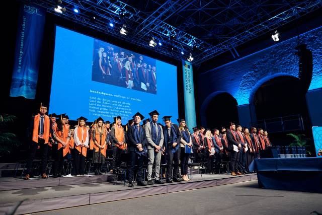 Impressionen der MCI Sponsionsfeiern 2023 im Congress Innsbruck ©Klaus Maislinger