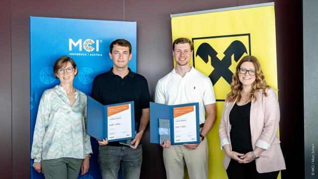 MCI students win Raiffeisen Award 2024