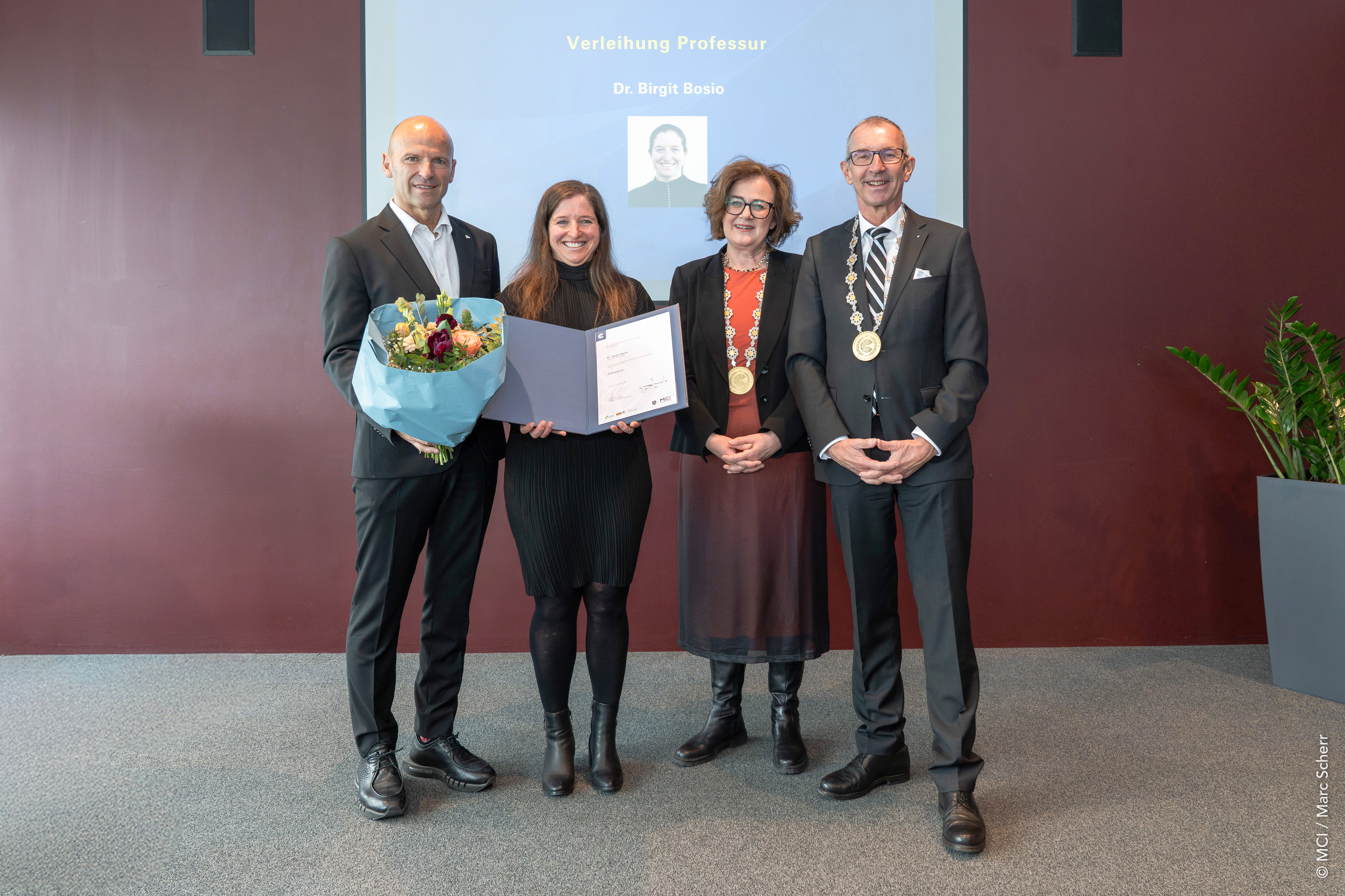 MCI Professorship for Birgit Bosio