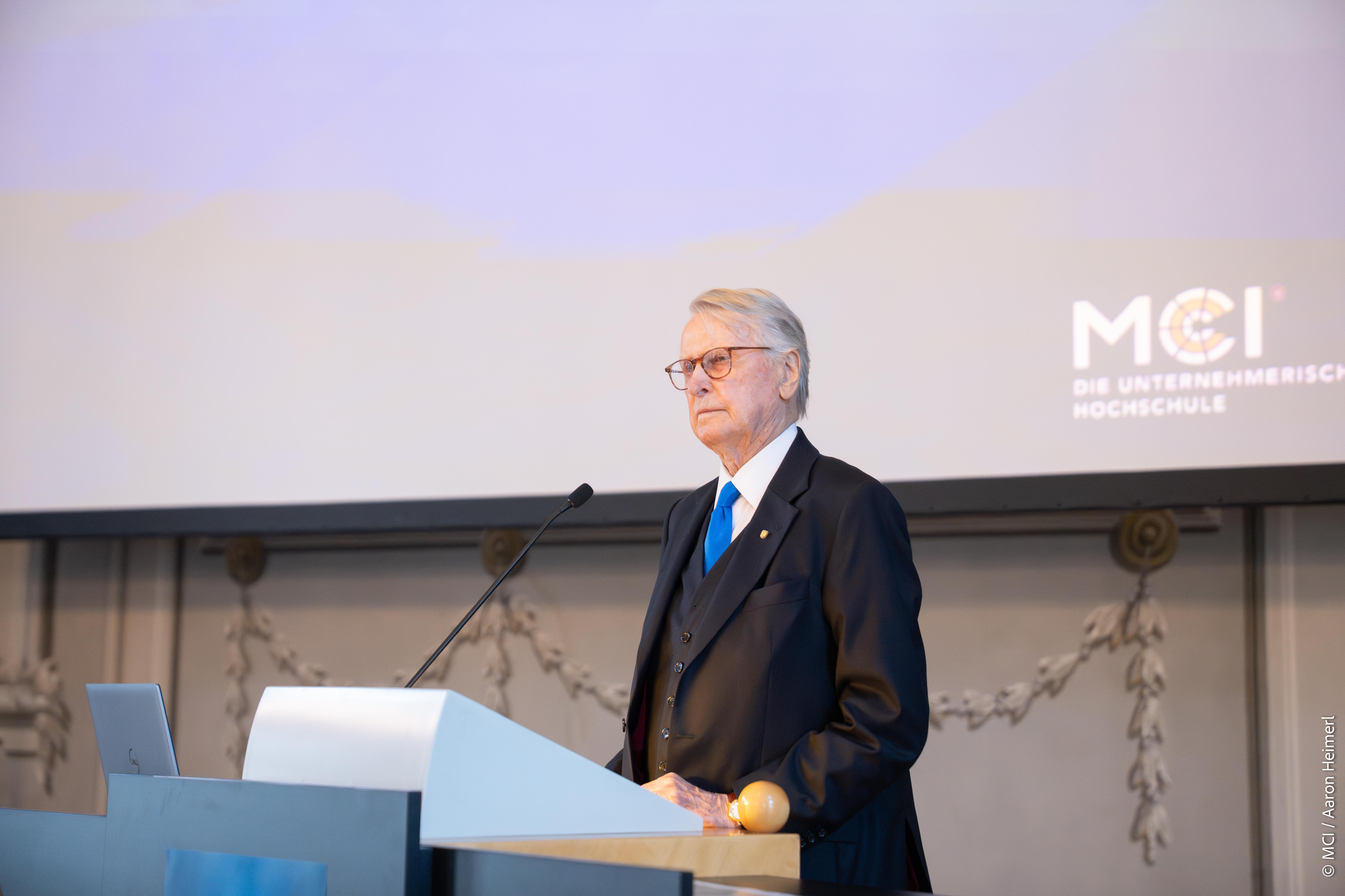 Honorary Professor Martin Steinmeyer ©MCI/Aaron Heimerl