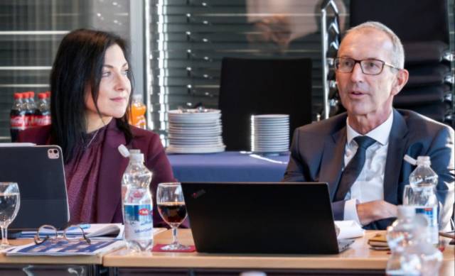Katherina Reiche mit MCI Rektor Andreas Altmann ©MCI