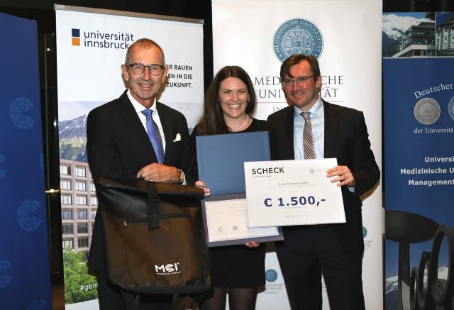 MCI-Absolventen erhalten DFK-Förderpreis & CAA-Preis 2025 
