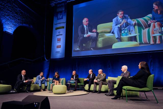 Podiumsgespräch zum Thema „Sicherheit als neue Herausforderung für Unternehmen, Wirtschaft und Gesellschaft“ © Klaus Maislinger