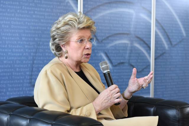 <p>Viviane Reding, Vizepräsidentin der Europäischen Kommission und EU-Kommissarin ©MCI</p>