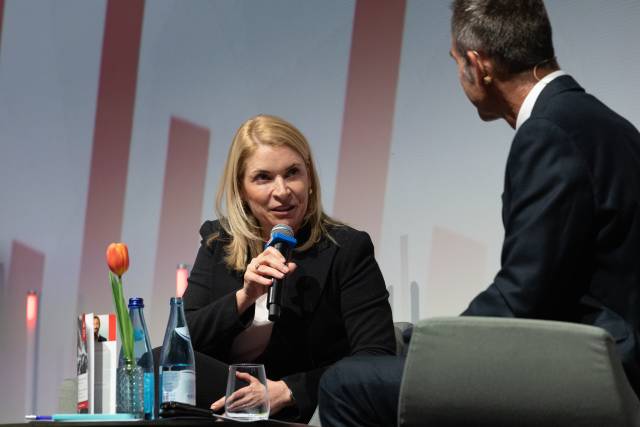 Evelyn Palla  |  Vorstandsvorsitzende der Deutschen Bahn AG; Mitglied des Netzwerks Südstern ©Ingrid Heiss<br />