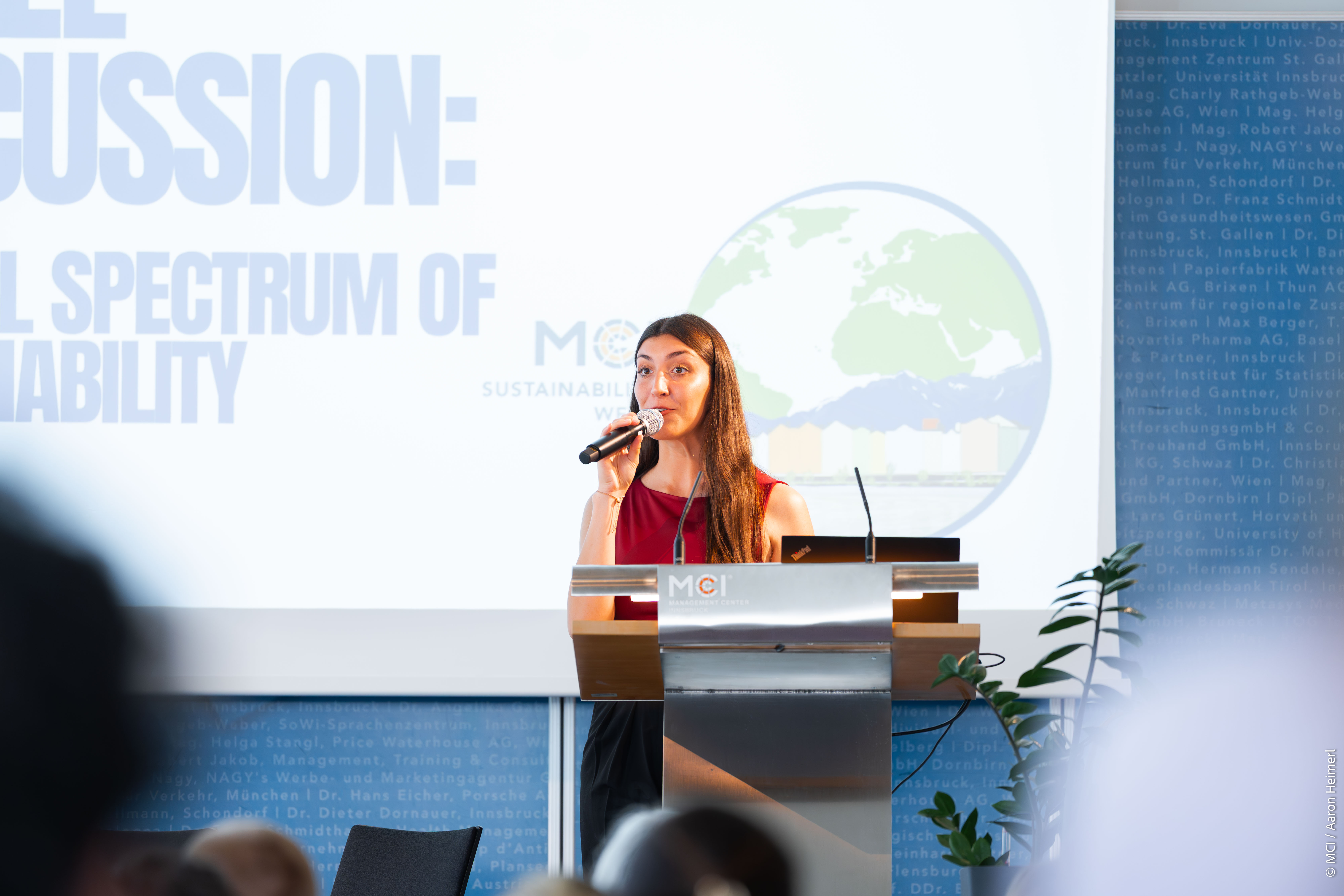 “The Full Spectrum”: Closing event of the MCI Sustainability Week ©MCI/Aaron Heimerl<br />