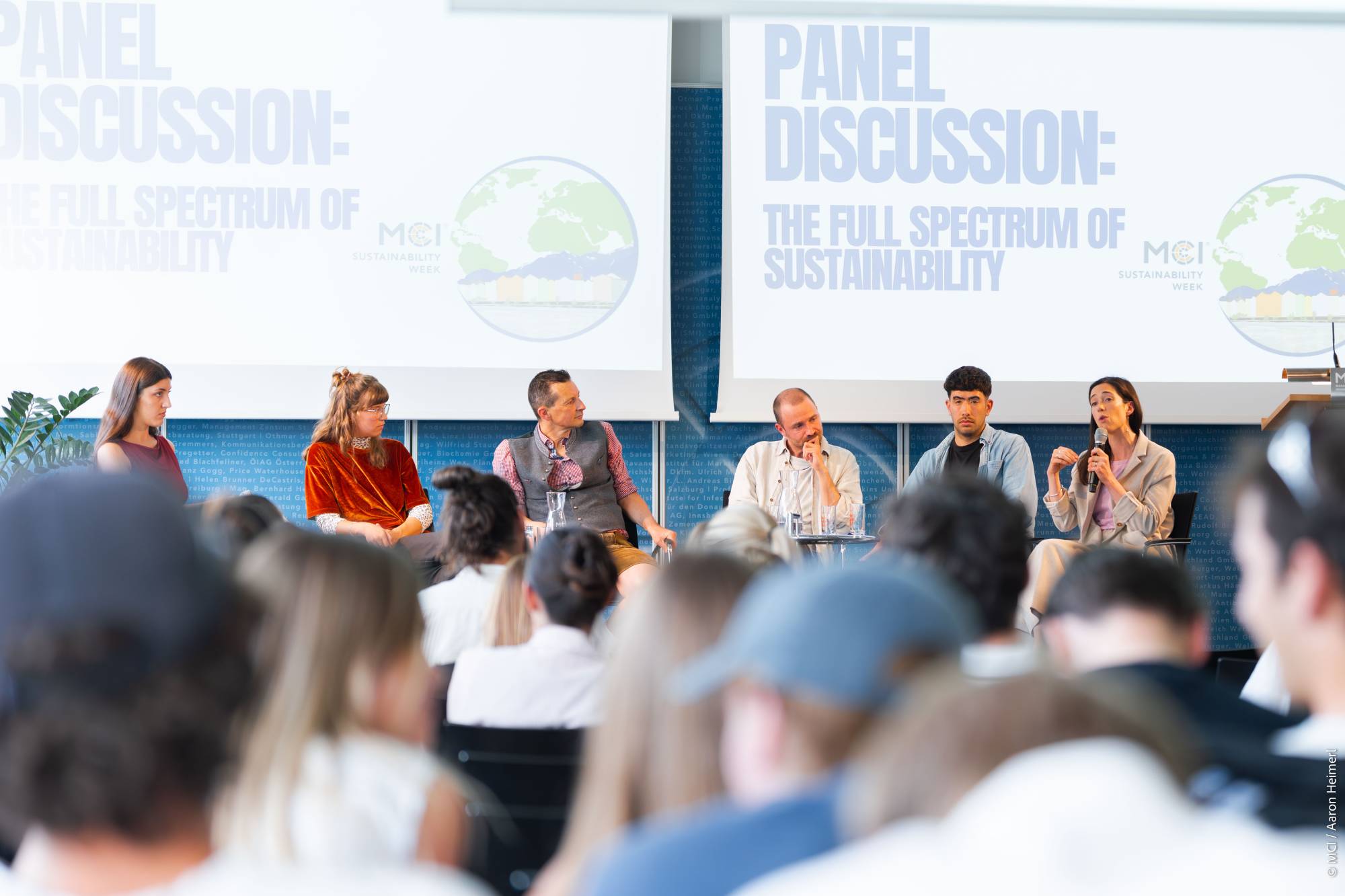 “The Full Spectrum”: Closing event of the MCI Sustainability Week ©MCI/Aaron Heimerl<br />