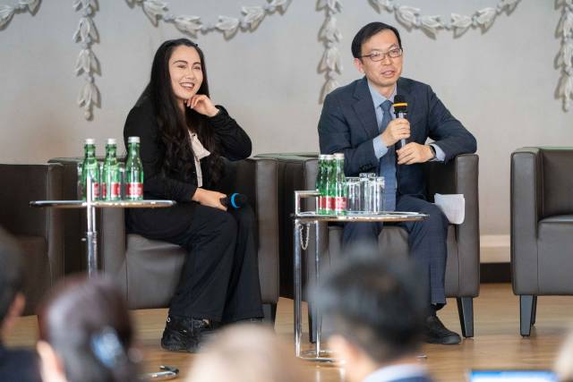 Speakers, partners, and guests from around the world gathered at the China–Europe Innovation Forum at MCI in Innsbruck ©MCI<br />
