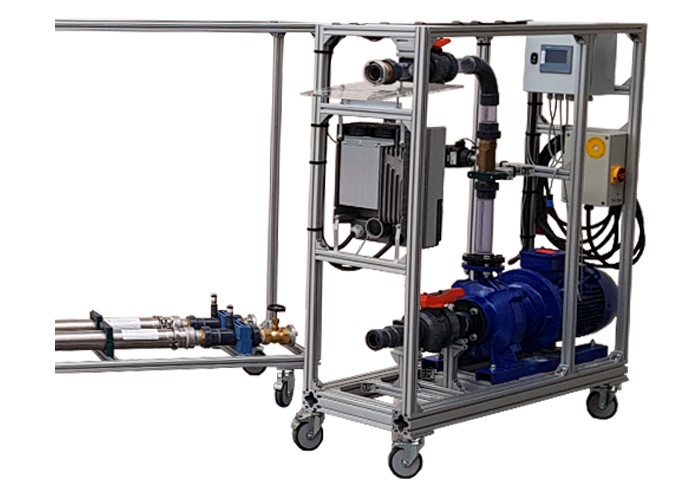 Mobile Membrananlage für Versuche auf Kläranlagen. Foto: MCI-Senfter