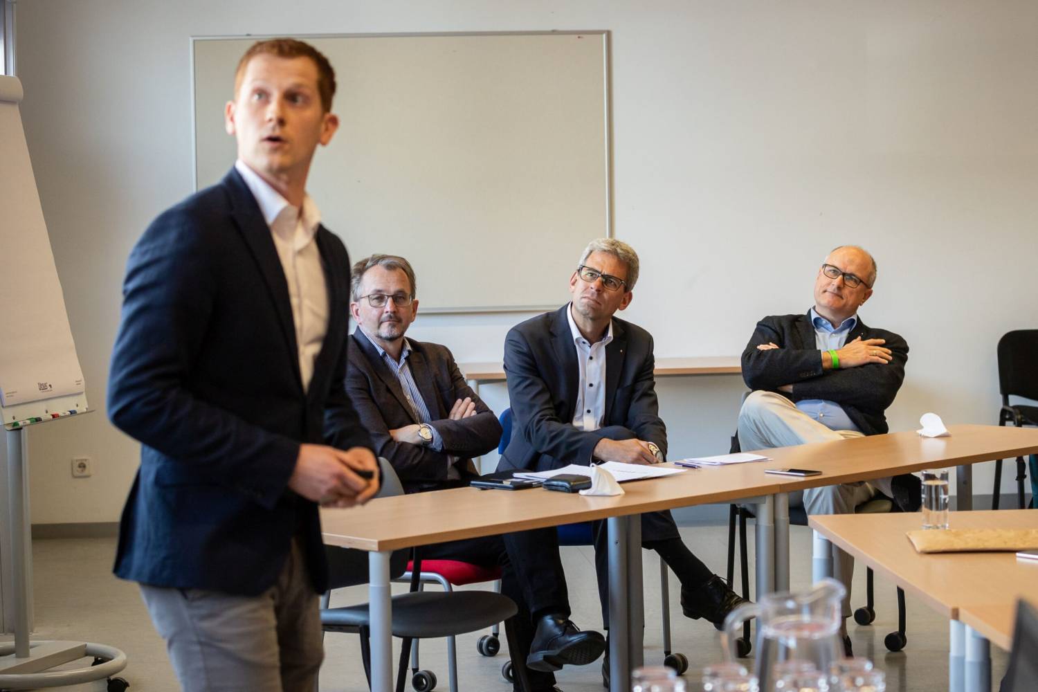 <p><em>MCI Lecturer Lukas Möltner acted as Chair at the 15th Research Forum of Austrian Universities of Applied Sciences. © FH Kärnten / Stefan Köchel</em></p>