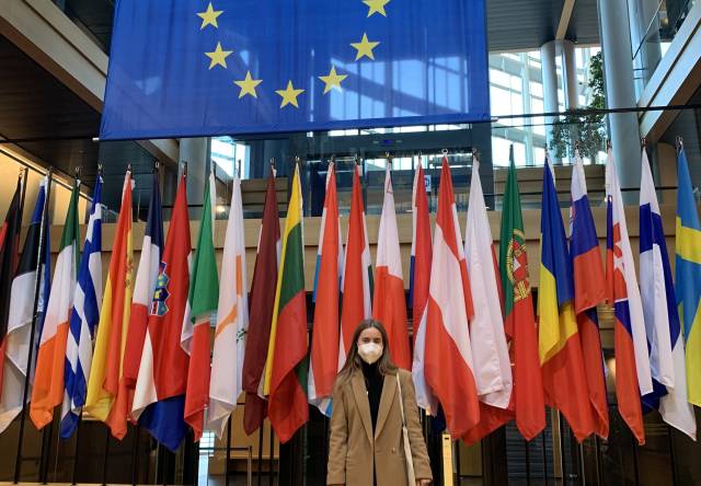 MCI-Studierende bei der European Student Assembly in Straßburg