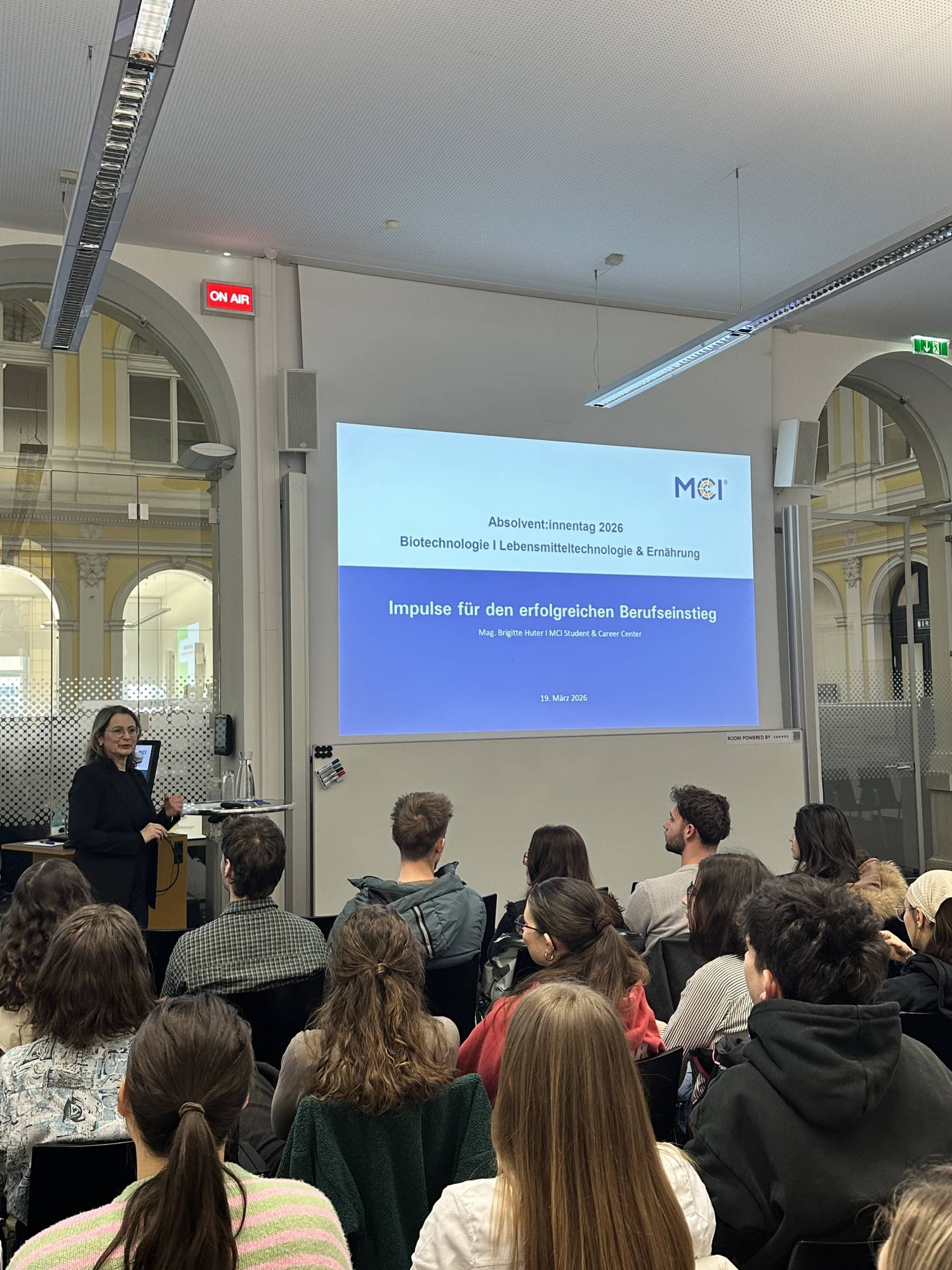 <p>Brigitte Huter, MCI Student & Career Center ©MCI/Klose</p>