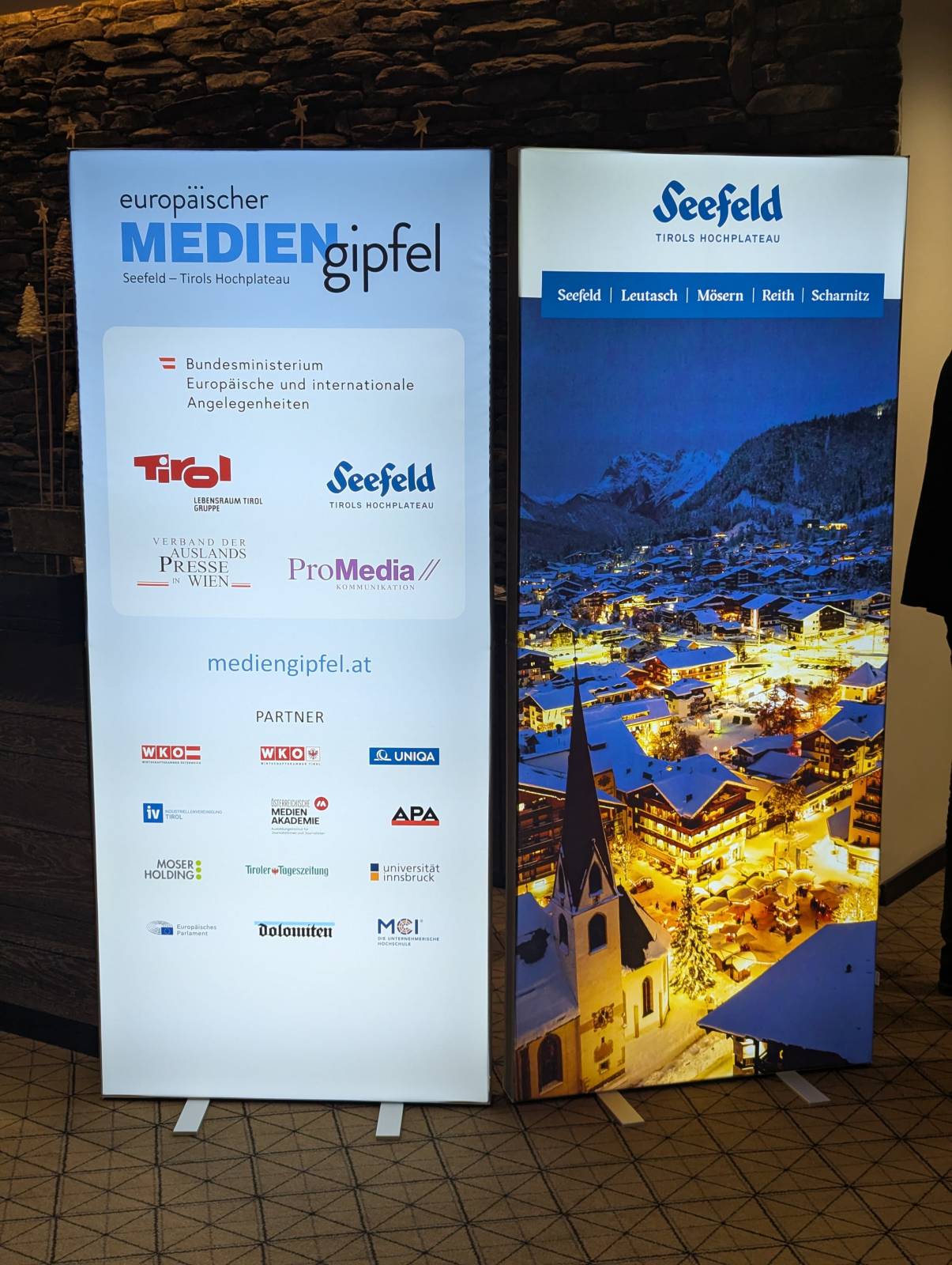 <p>Europäischer Mediengipfel in Seefeld ©MCI/VanKooten</p>