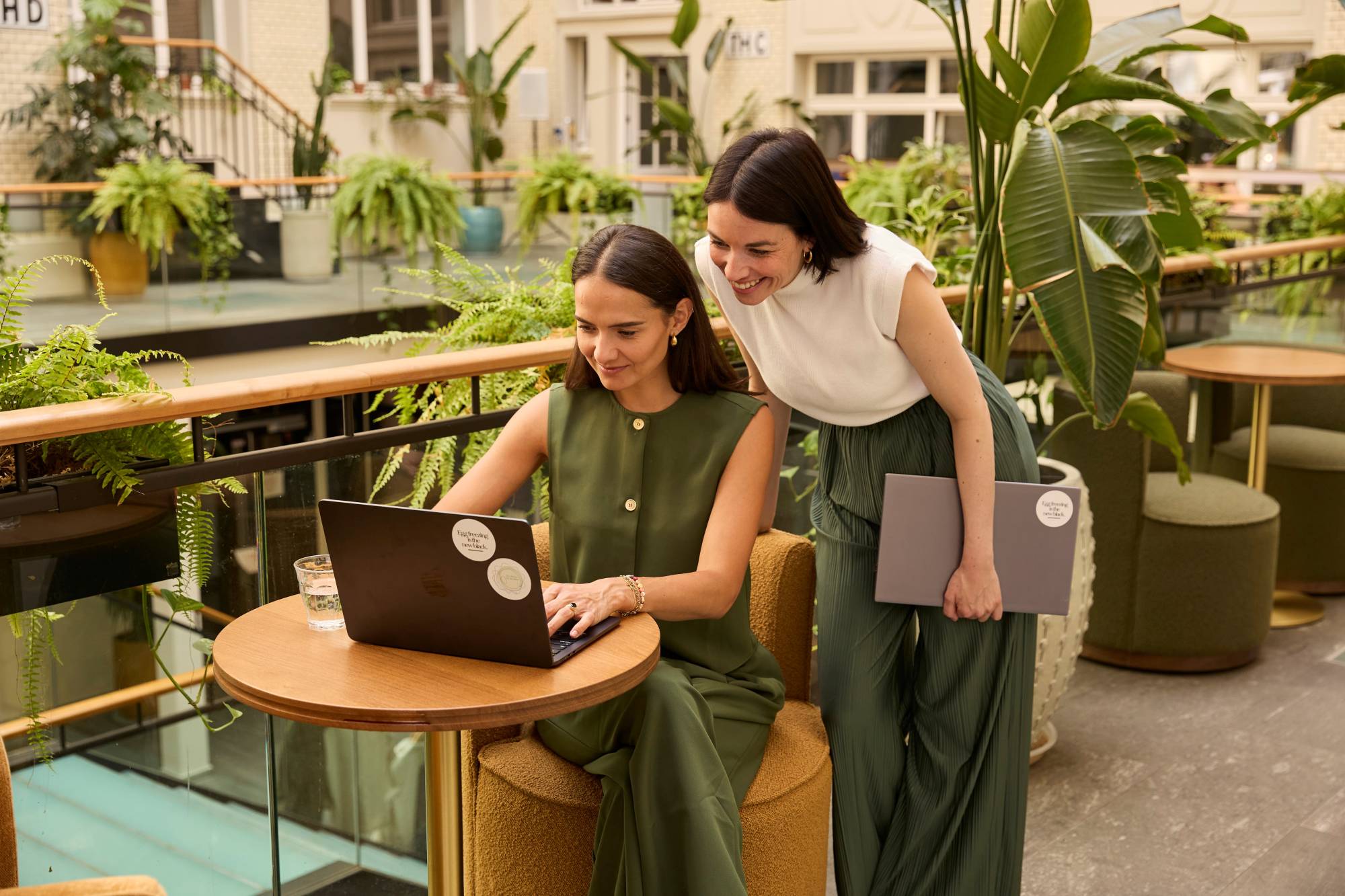 <p>Lisa Maria Ladner (left) and Johanna Rief (right) © Francesca Amann</p>