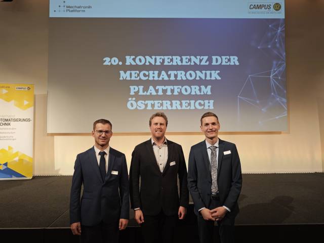 MCI Studierende ausgezeichnet: Plattform Mechatronik Österreich