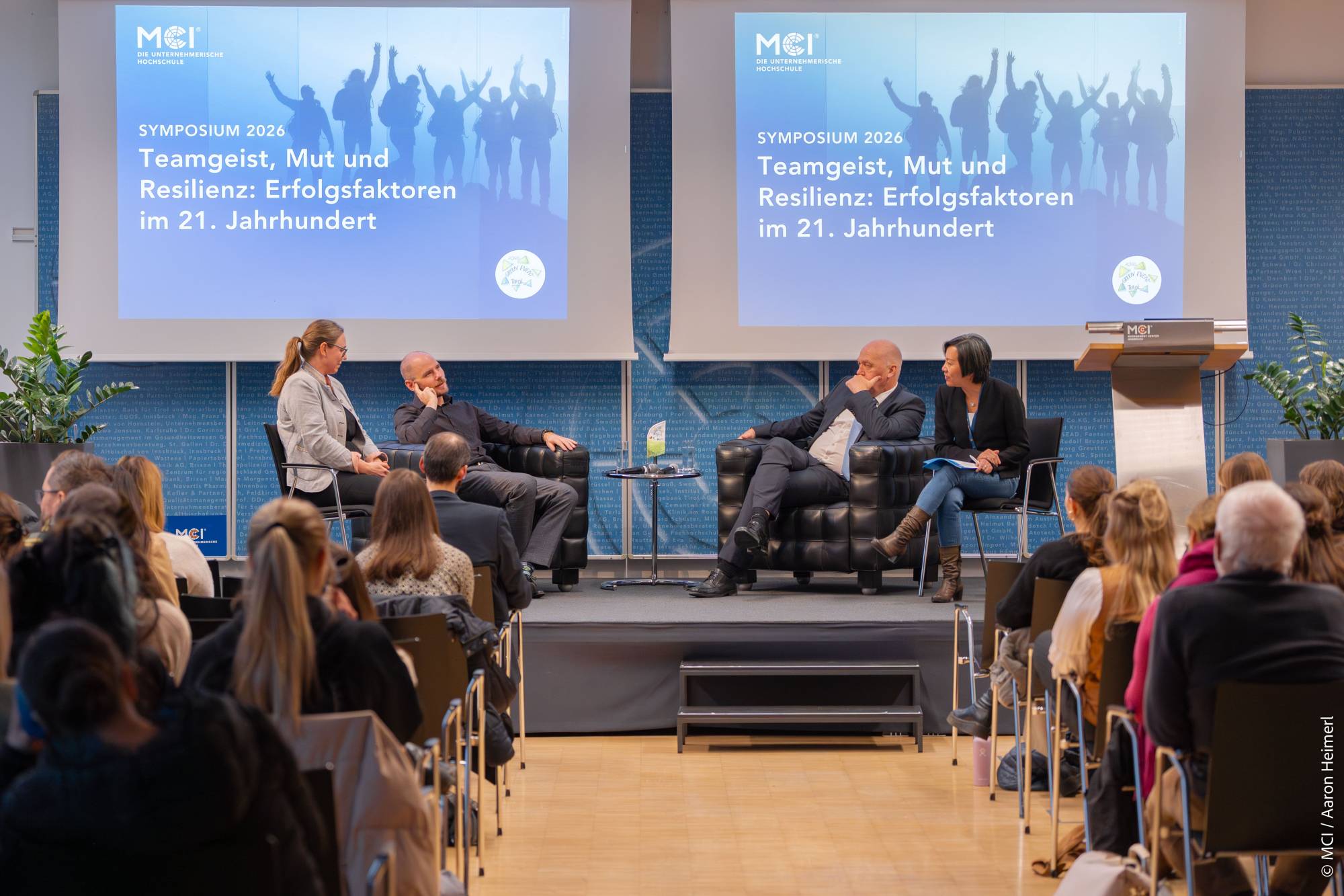 <p>The concluding panel discussion provided an opportunity to answer questions from the audience. ©MCI/Aaron Heimerl</p>