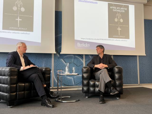 <p>Siegfried Walch und Jeroen Dewulf bei der anschließenden Podiumsdiskussion ©MCI</p>
