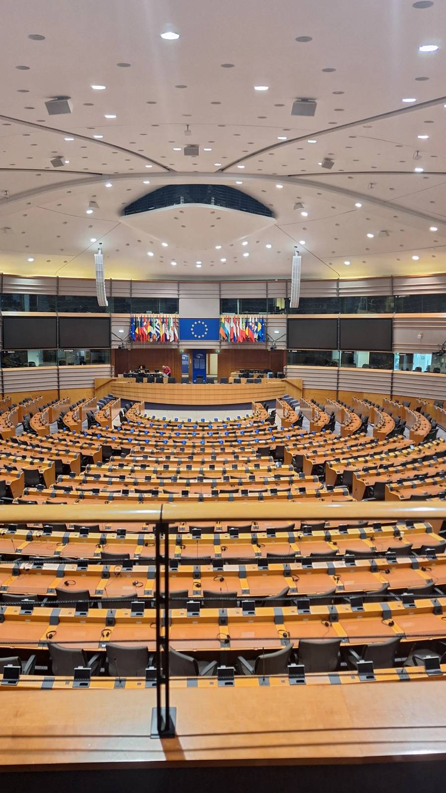 <p>Plenary Chamber of the European Parliament in Brussels © MCI</p>