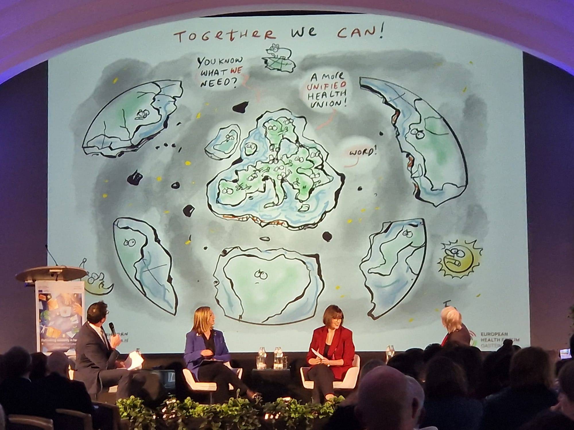 <p>Podiumsdiskussion am European Health Forum Gastein 2025 © MCI/Siegfried Walch</p>