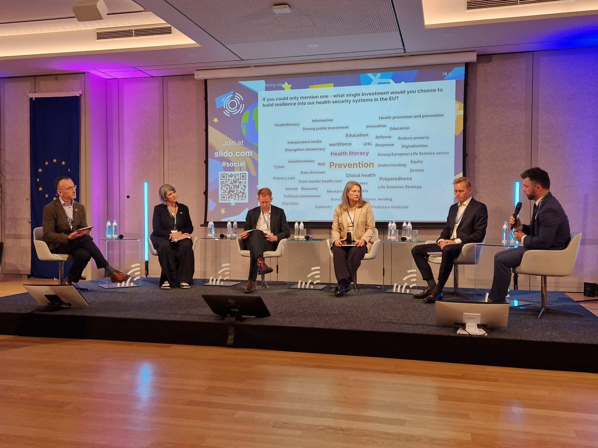 <p>Podiumsdiskussion zum Thema Health Security Systems © MCI/Siegfried Walch</p>