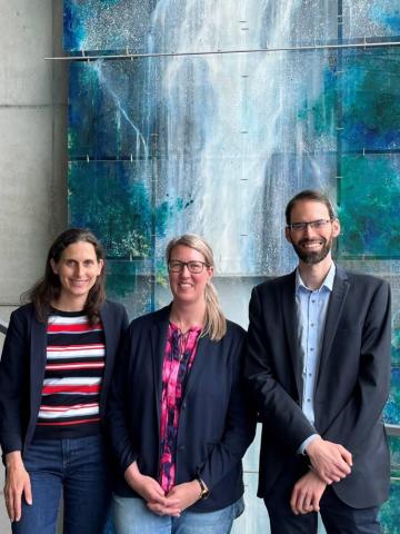 <p>Lecturers at “Zukunftscamp 2024” from left to right: Renate Windbichler, Jolanda Baur, Lukas Kerschbaumer ©MCI</p>