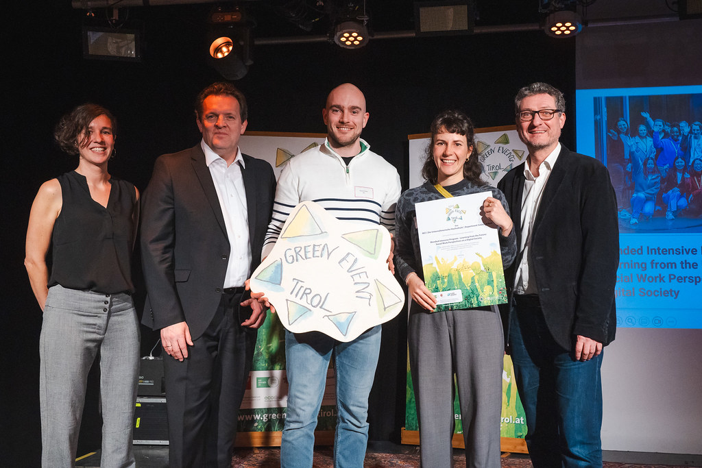 <p>Green-Event-Zertifizierung für das Department Soziale Arbeit ©KBT/Nils Lang</p>