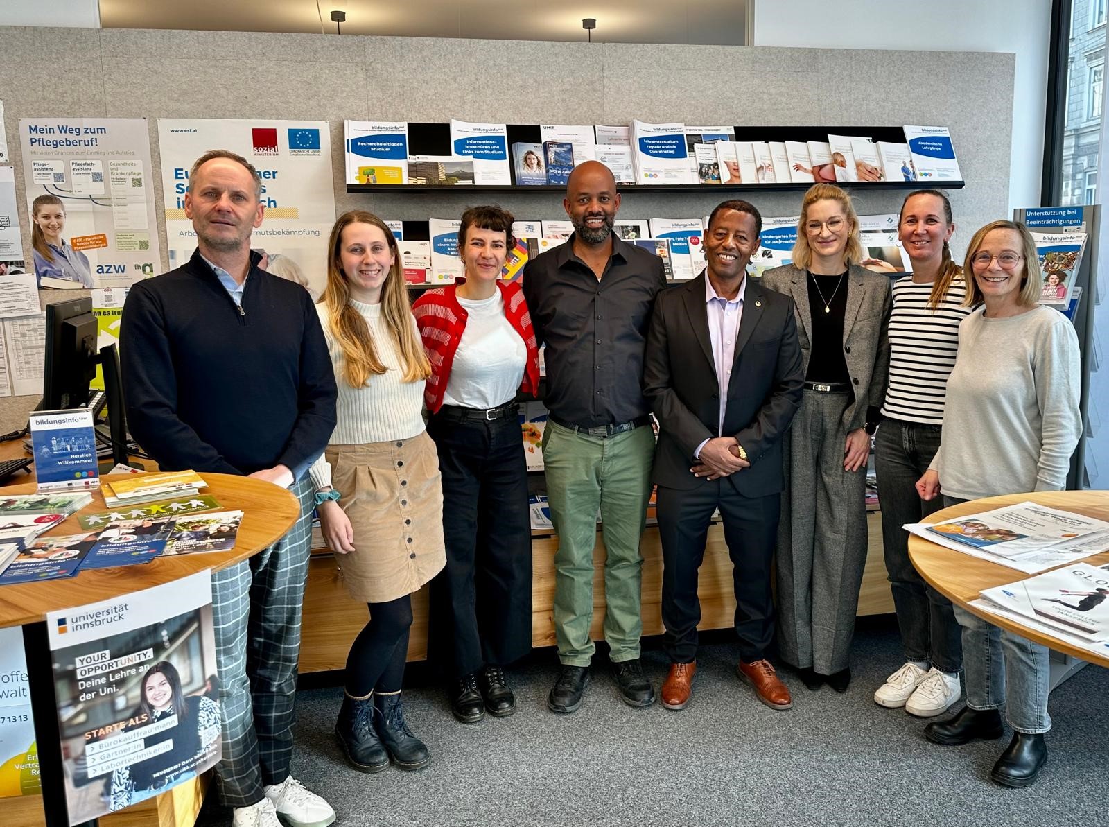 <p>Eindrücke des Besuchs der äthiopischen Projektpartner in Innsbruck © Birgit Raffler</p>