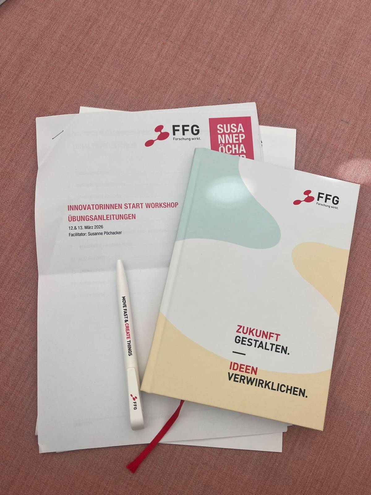 <p>Impressions from the kick-off workshop of the FFG’s INNOVATORINNEN Leadership Program in Vienna ©FFG</p>